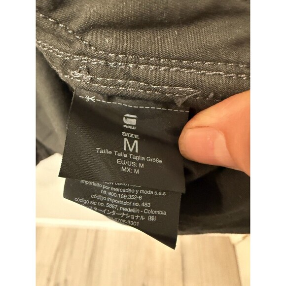 G-Star Vodan Army Jacket Charcoal Gray Men’s Size M Cargo Utility Canvas - Picture 7 of 11